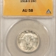 New Store Items 1917 TYPE 1 STANDING LIBERTY QUARTER – ANACS AU-55 FH, FULLY STRUCK!