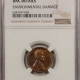 New Store Items 1942-S LINCOLN CENT, ENVIRONMENTAL DAMAGE – NGC UNC DETAILS, PRETTY!