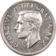 World Certified Coins CANADA 1949 ONE SILVER DOLLAR, KM-47, FULLY AU & NEARLY CHOICE W/ SPOTTY TONING
