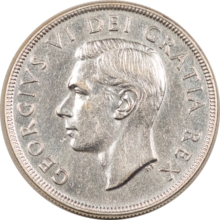 World Certified Coins CANADA 1951 SILVER $1 DOLLAR, KM-46, HIGH GRADE-NEARLY UNCIRCULATED-LOOKS CHOICE
