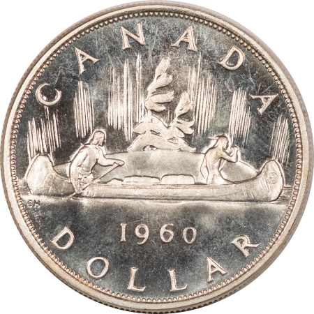 New Store Items CANADA 1960 SILVER $1, KM-56, GEM B.U. & PROOFLIKE!