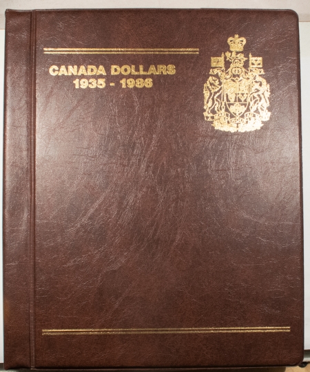 New Store Items CANADA $1 PARTIAL SET W/ DELUXE ALBUM (LOOKS NEW), 1968-86, 21 PCS-BU & SPECIMEN