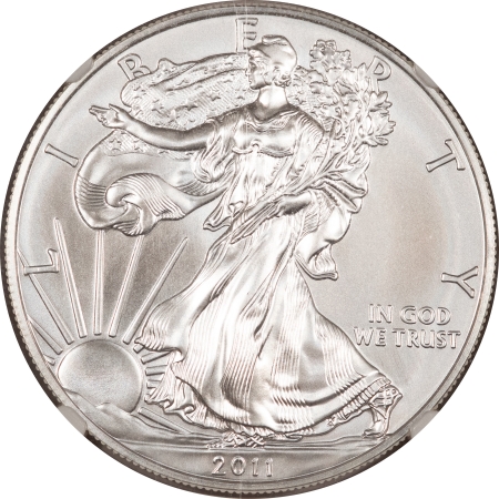 New Store Items 2011 (S) AMERICAN SILVER EAGLE STRUCK AT SAN FRANCISCO, EARLY RELEASES NGC MS-69
