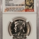Kennedy Halves 2014-W SILVER KENNEDY HALF DOLLAR, 50TH ANN HIGH RELIEF, REV PROOF NGC PR-70 ER
