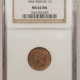New Store Items 1864 INDIAN HEAD CENT, COPPER NICKEL – NGC MS-62, LUSTROUS REAL BU!