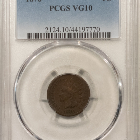 New Store Items 1876 INDIAN CENT PCGS VG-10