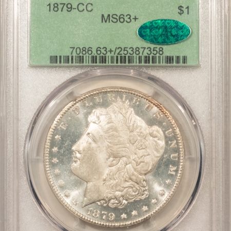 CAC Approved Coins 1879-CC MORGAN DOLLAR PCGS MS-63+ CAC, FROSTY & SEMI PL, PQ!
