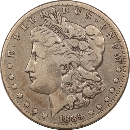 Dollars 1889-CC MORGAN DOLLAR, NICE PLEASING CIRCULATED EXAMPLE, STRONG DETAILS KEY-DATE