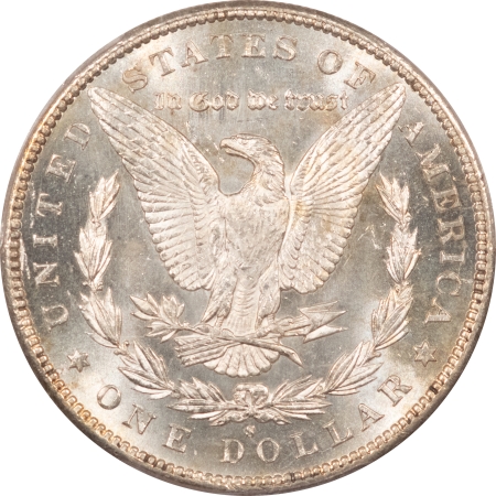 Dollars 1895-S MORGAN DOLLAR – PCGS MS-64, ORIGINAL FROSTY & LUSTROUS! KEY-DATE!