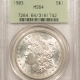 New Store Items 1903 MORGAN DOLLAR – PCGS MS-64, OLD GREEN HOLDER & PREMIUM QUALITY!