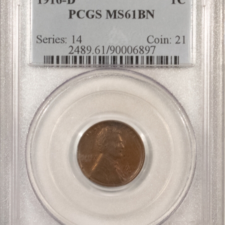 New Store Items 1916-D LINCOLN CENT – PCGS MS-61 BN, PREMIUM QUALITY! LOOKS BETTER!