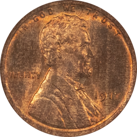 Lincoln Cents (Wheat) 1917 LINCOLN CENT – NGC MS-63 RB