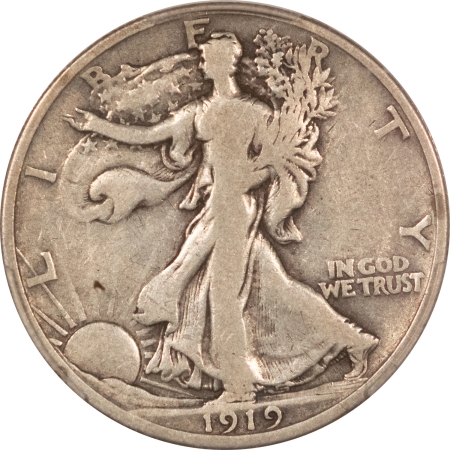 New Store Items 1919-D WALKING LIBERTY HALF DOLLAR – PCGS F-12