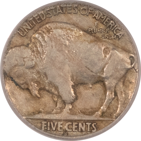 Buffalo Nickels 1919-S BUFFALO NICKEL – PCGS VF-30, PERFECT CIRC & CAC APPROVED!
