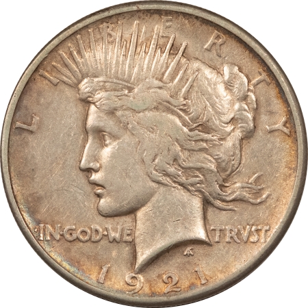 Peace Dollars 1921 PEACE DOLLAR – NICE HIGH GRADE EXAMPLE, KEY-DATE!