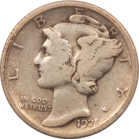 New Store Items 1921 MERCURY DIME, PLEASING CIRCULATED EXAMPLE