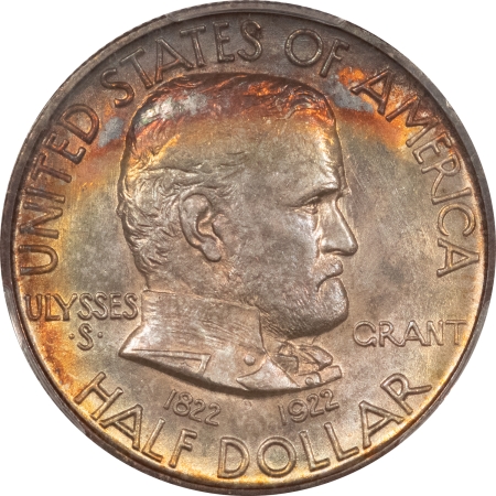 Silver 1922 GRANT COMMEMORATIVE HALF DOLLAR – PCGS MS-66, PREMIUM QUALITY! WOW COIN!