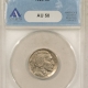 Buffalo Nickels 1919-S BUFFALO NICKEL – PCGS VF-30, PERFECT CIRC & CAC APPROVED!