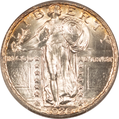 New Store Items 1926 STANDING LIBERTY QUARTER – PCGS MS-65, BLAZING WHITE & ALMOST FH!