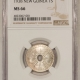 New Store Items 1938 TERRITORY OF NEW GUINEA 1 SHILLING, KM-8 – NGC MS-66, SCARCE THIS NICE!
