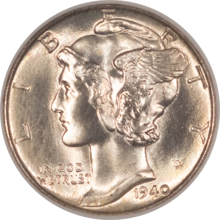 New Store Items 1940 MERCURY DIME – NGC MS-67 FB, A SUPERB SCREAMING WHITE GEM!