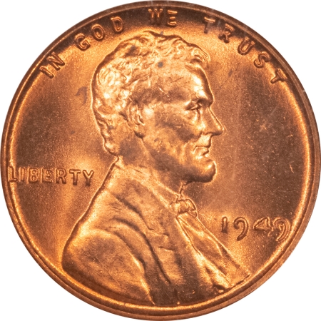 New Store Items 1949 LINCOLN CENT – NGC MS-66 RD