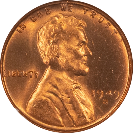 New Store Items 1949-S LINCOLN CENT – NGC MS-66 RD