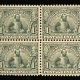 Postage SCOTT #214 3c VERMILION, USED, VF CENTERING BUT W/ SHORT PERF UPPER LEFT-CAT $50