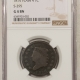 Classic Head Large Cents 1839 SILLY HEAD LARGE CENT – NGC VF-25 BN, NICE & SMOOTH