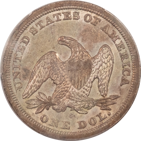 CAC Approved Coins 1847 SEATED LIBERTY DOLLAR – PCGS MS-61 FRESH, PREMIUM QUALITY & CAC APPROVED!