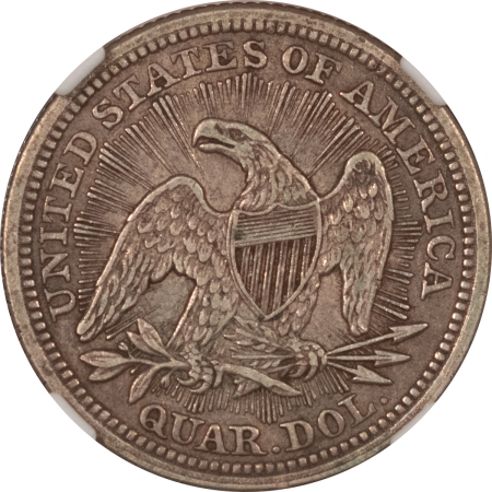 Liberty Seated Quarters 1853 SEATED LIBERTY QUARTER, ARROWS & RAYS – NGC XF-45, PQ, PERFECT ORIGINAL!