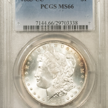 U.S. Certified Coins 1883-CC MORGAN DOLLAR – PCGS MS-66, PREMIUM QUALITY!