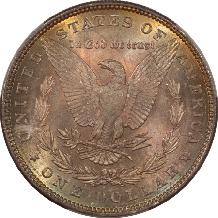New Store Items 1885 MORGAN DOLLAR, PCGS MS-65, VERY PRETTY OLD ENVELOPE TONING, PQ & LOOKS 66!