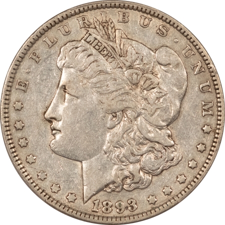 Dollars 1893 MORGAN DOLLAR PCGS XF-40, NICE PLEASING, LOW MINTAGE DATE!
