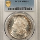 Morgan Dollars 1887-O MORGAN DOLLAR – PCGS MS-64, DUSKY GOLD TONING & CHOICE!