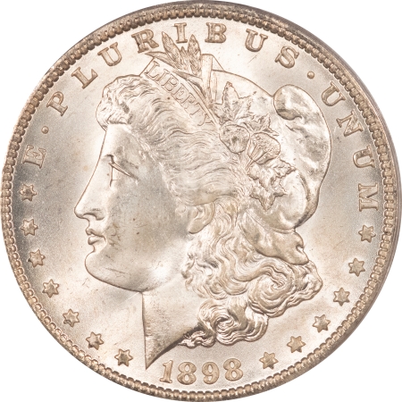 Morgan Dollars 1898-O MORGAN DOLLAR – PCGS MS-65, FRESH, FLASHY GEM!