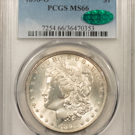 New Store Items 1898-O MORGAN DOLLAR – PCGS MS-66, PREMIUM QUALITY & CAC APPROVED!