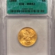 $20 1850 $20 LIBERTY GOLD DOUBLE EAGLE, TY1 – PCGS XF-45, PLEASING, FIRST YEAR ISSUE