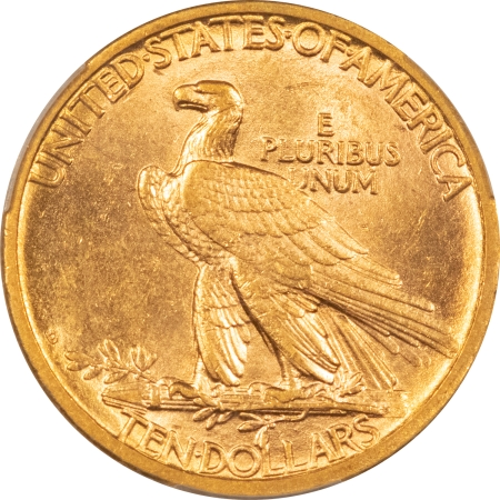 $10 1908-D $10 INDIAN HEAD GOLD, NO MOTTO – PCGS AU-58, LUSTROUS, PQ & CAC APPROVED!
