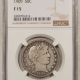 New Store Items 1877-S SEATED LIBERTY HALF DOLLAR – NGC AU-53
