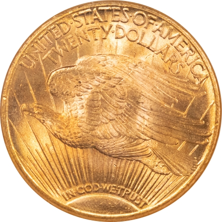 $20 1909-S $20 ST GAUDENS GOLD – NGC MS-64, FRESH & SUPER LUSTROUS!