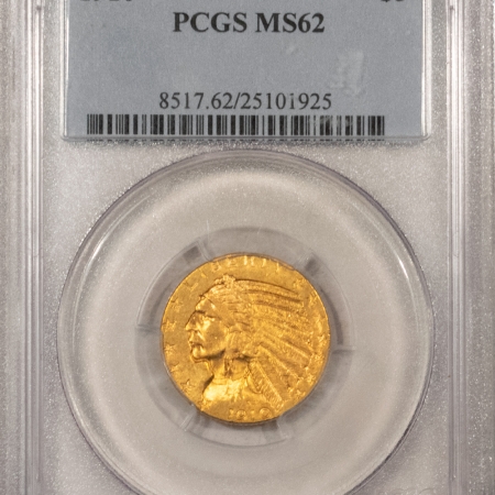 New Store Items 1910 $5 INDIAN HEAD GOLD – PCGS MS-62