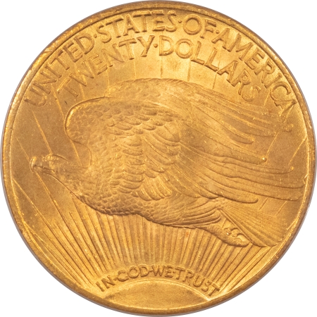 New Store Items 1924 $20 ST GAUDENS GOLD – PCGS MS-63, 64+ QUALITY, OLD GREEN HOLDER & PQ!