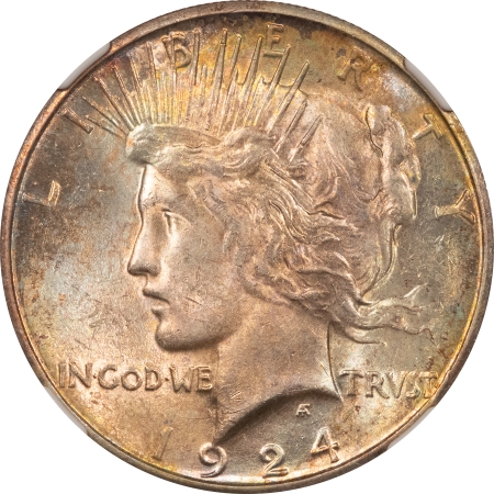 New Certified Coins 1924-S PEACE DOLLAR – NGC MS-62, WELL STRUCK & PRETTY!