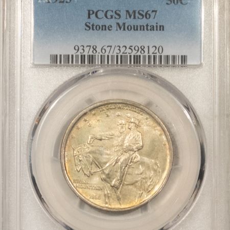 U.S. Certified Coins 1925 STONE MOUNTAIN COMMEMORATIVE HALF DOLLAR – PCGS MS-67, ORIGINAL!