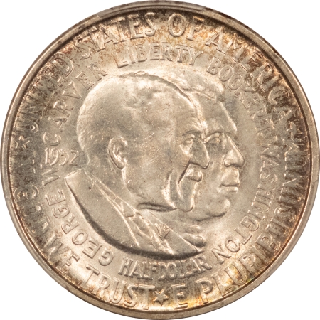 New Certified Coins 1952-S WASHINGTON-CARVER COMMEMORATIVE HALF DOLLAR – PCGS MS-66+ PRETTY & PQ!