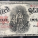 Large Silver Certificates 1899 $1 SILVER CERTIFICATE, “BLACK EAGLE”, FR-233, HONEST CIRCULATED FINE