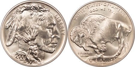 Modern Commems 2001-P/D BUFFALO COMMEMORATIVE DOLLAR 2 COIN SET – PCGS PR-69 DCAM & MS-69