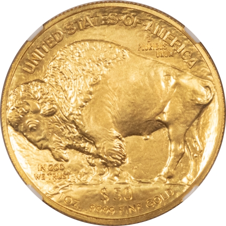 American Gold Eagles, Buffaloes, & Liberty Series 2013 1 OZ $50 AMERICAN GOLD BUFFALO .9999 – NGC MS-70 EARLY RELEASE, 100TH ANN.