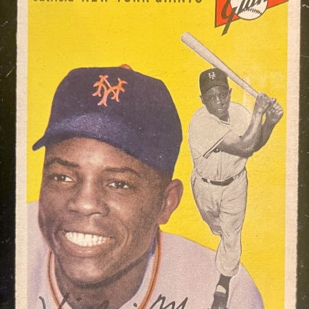 Sports Collectibles 1954 TOPPS #90 WILLIE MAYS, NY GIANTS, HOF, UNGRADED, FRESH FROM OLD COLLECTION!